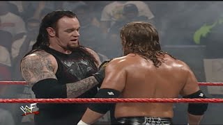 Triple H w/ Chyna vs Undertaker w/ Paul Bearer WWF Title Match - RAW IS WAR 21/6/99 (1/2)