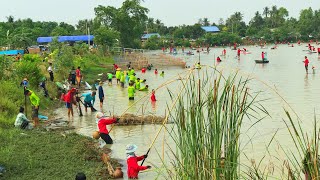 ปลาไข่เต็มท้อง ตาชั่งเอาไม่อยู่ หว่านแห จับปลา บ้านหว้าใต้ กะสัง บุรีรัมย์ | cast fishing | 캐스트 낚시