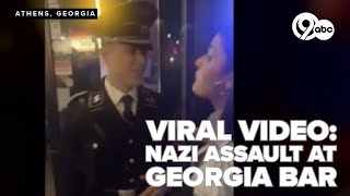 Viral video: Man in Nazi uniform assaults UGA student at Georgia bar after entrance denied