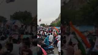 Power Star PAWAN KALYAN Entry - Huge Fans - JanaSena Bike Rally