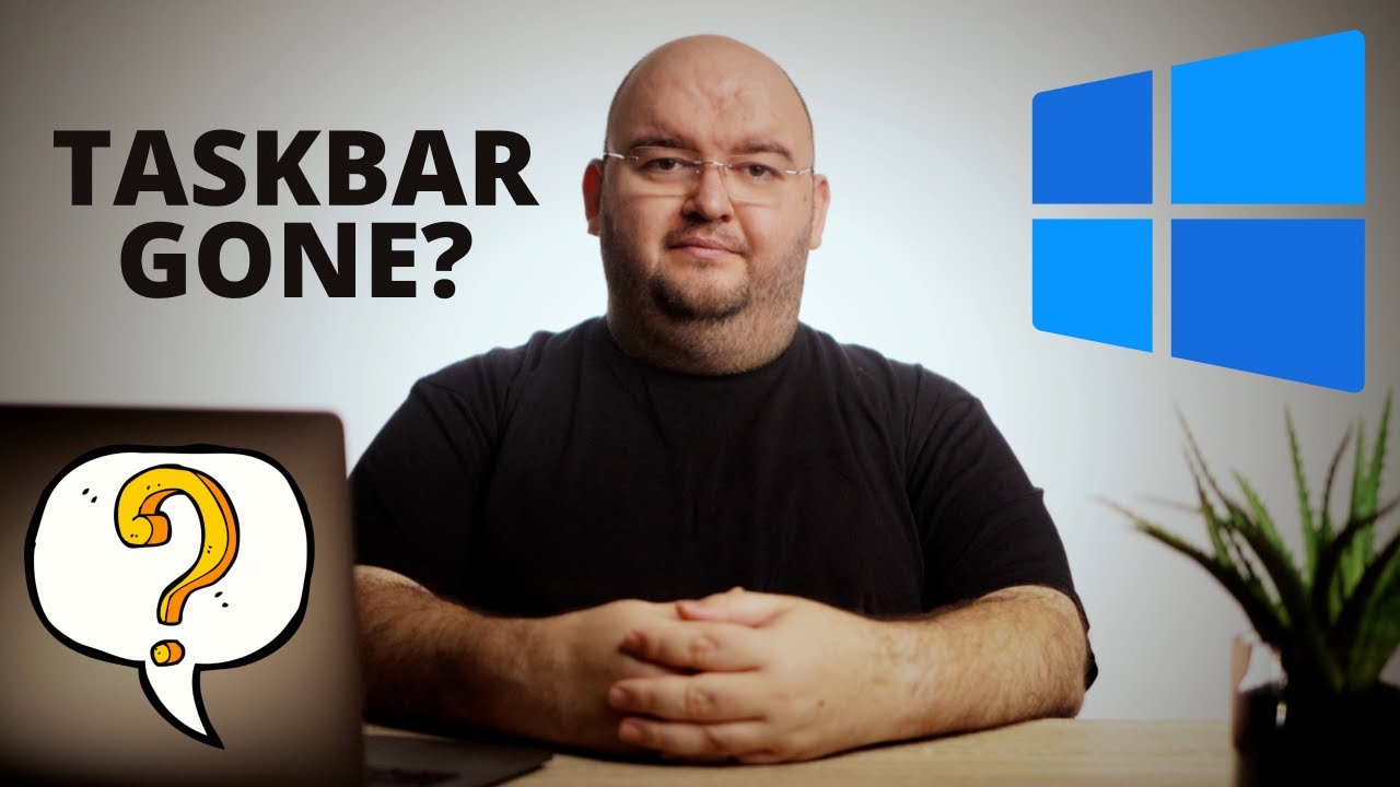 How To Fix WINDOWS 10 TASKBAR NOT WORKING - YouTube