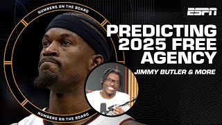 We predict 2025 FREE AGENCY 👀 Jimmy Butler, Rudy Gobert and MORE 🔮 | Numbers on
