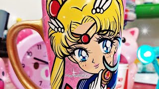 🎬 Story time Mi empleada me robó 😨 | Como pintar una taza de Sailor moon ☕