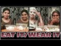 EAT IT or WEAR IT Challenge🤣 | Funny Challenge | Joys and Sharon