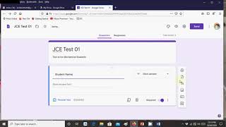Creating Quiz using Google Form : Part 1