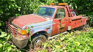 Can We SAVE This JUNKYARD Ford Wrecker? Will It Run and Drive Again? - NNKH