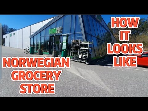 TYPICAL NORWEGIAN GROCERY STORE I FOOD CHAIN IN NORWAY I FOOD PRICES IN ...