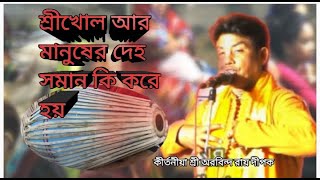 একটা শ্রীখোল আর একটা মানুষের দেহ সমান কি করে