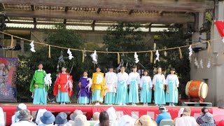 第25回阿蘇神楽フェスティバル　波野小学校こども神楽部『五方礼始』