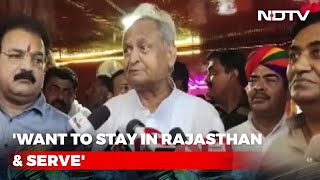 Rajasthan Crisis | Ashok Gehlot Amid Congress Crisis In Rajasthan: "Posts Don't Matter To Me"