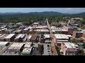 hendersonville nc 4k dji mavic air 2 drone footage beautiful city between blue ridge u0026 smoky mtns