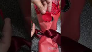 Let's try this bouquet of soap roses if it's really soap #shorts #soapflower #trending #short