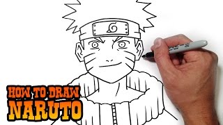 How to Draw Naruto- Simple Video Lesson