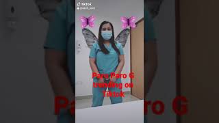 Nurse on Paro Paro G trending tiktok dance.