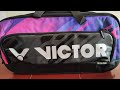 tas Badminton BR9613 pasti brand victor mewah terjangkau dipakai atlit dan awet raket aman