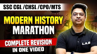 COMPLETE MODERN INDIA HISTORY IN ONE SHOT | HISTORY MCQ'S SSC CGL/CHSL/MTS/DELHI POLICE AMAM SIR