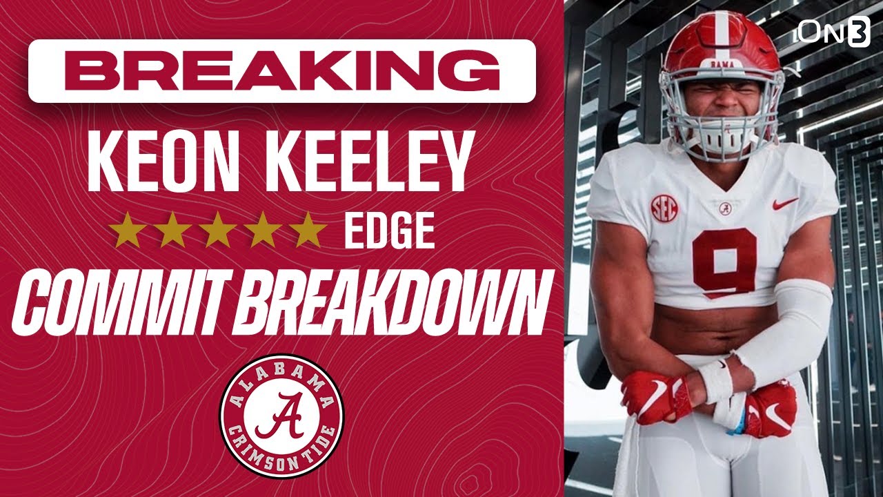 ELITE 5-Star Keon Keeley Commits To Alabama Football | Highlights ...