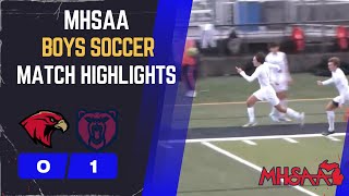 MHSAA BOYS DISTRICT SEMI-FINALS: Troy Athens HS vs Berkley HS