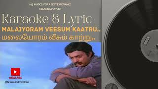 மலையோரம் வீசும் காற்று | Malaiyoram Veesum Kaathu Karaoke with Lyrics Video #spb #ilaiyaraja #mohan