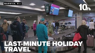 Last-minute holiday travelers fill T.F. Green Airport