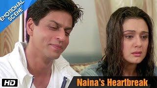 Naina’s heartbreak - Emotional Scene - Kal Ho Naa Ho - Shahrukh Khan, Saif Ali Khan & Preity Zinta