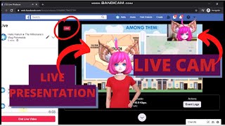 Facebook Live with LIVE POWER POINT PRESENTATION ON SCREEN