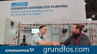 AHR 2022 Chris Ireland Grundfos pumps