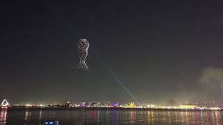 FIFA World Cup Qatar 2022 drone show @ The Corniche