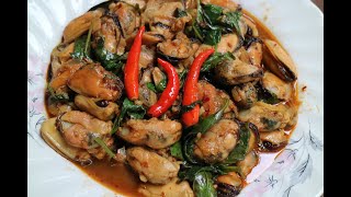 ผัดพริกเผาหอยแมลงภู่ชิลี l Stir Fried Chili Paste with Mussels in Chile