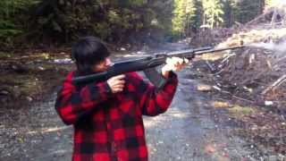 Gevarm Semi-Auto .22 Rifle Shootin Out in The Woods