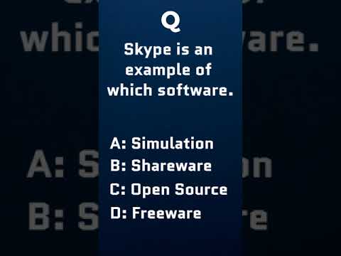 ¿Skype es un ejemplo de qué software?