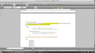 Session 7 : Java Exceptions