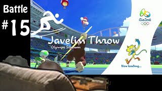 Javelin Throw - Battle #15 -  Mario and Sonic Olympics Rio 2016