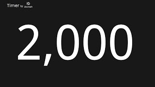 2000 Second Countdown Timer