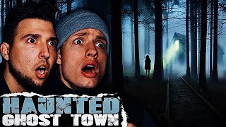OVERNIGHT in HAUNTED GHOST TOWN