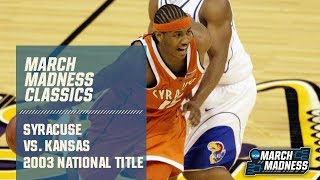 Syracuse vs. Kansas: 2003 National Championship | FULL GAME
