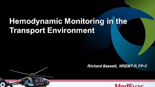 Hemodynamic Monitoring in the Transport Environment