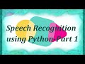 Speech Recognition of AudioFile using Python - Part 1😊😊😊 | Transcribe the audio file | J Academy