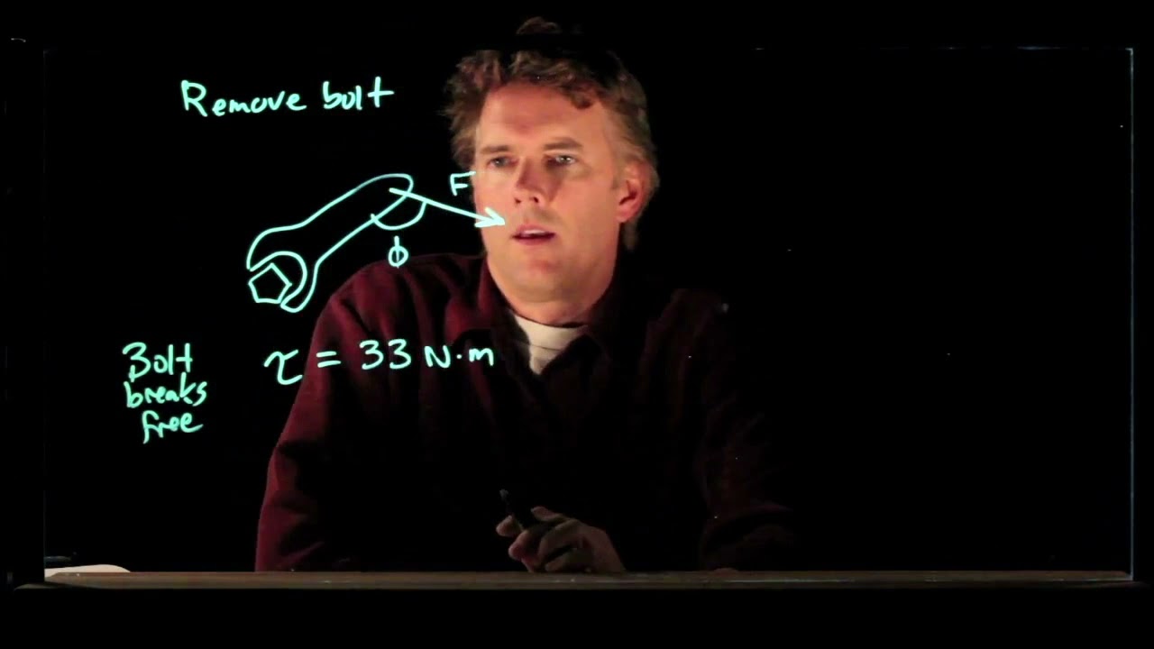 Torque On A Bolt | Physics With Professor Matt Anderson | M12-10 - YouTube