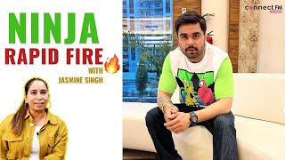 Rapid Fire Round with Ninja | Geet Ne Mere Khuraak Controversy Nu | Connect FM Canada