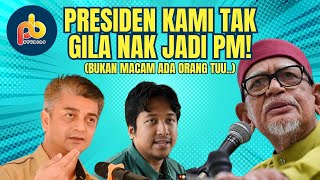 Wahai Faiz Fadzil dan Najwan Halimi, PAS tak ada presiden yang gila nak jadi PM tau!