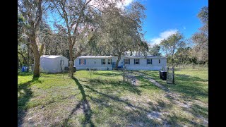 New Port Richey Double Wide on 2.25 Acres with Lots of Upgrades!