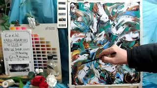 Oil painting abstract day 2 op1376-2   [LIVE]--  