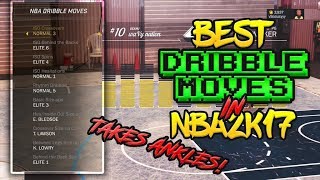 (CHEESE) 🧀🧀THE BEST DRIBBLE MOVES IN NBA 2K17!! TAKES ANKLES!!