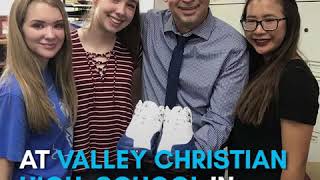 Students surprise beloved spanish teacher with 'dream' pair of Jordan shoes