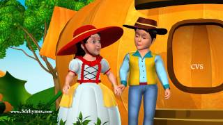 Peter Peter Pumpkin Eater - 3D Animation English Nursery rhyme song for children with lyrics