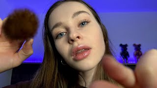 ASMR Removing All Of Your Stress And Anxiety 😌 | Face Tapping, Positive Affirmations, Hair Brushing