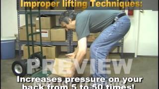 Manual Material Handling / Safe Lifting (5 min. version) PREVIEW