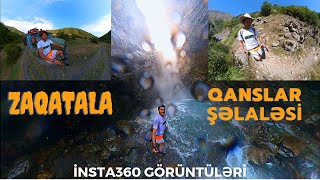 Zaqatala Qanslar şəlaləsi insta360 görüntüləri (Yeni)