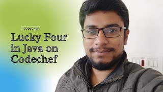 Lucky Four in Java | Codechef